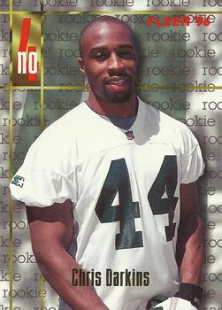 Chris Darkins Green Bay Packers 1996 Fleer NFL Rookie Card #148